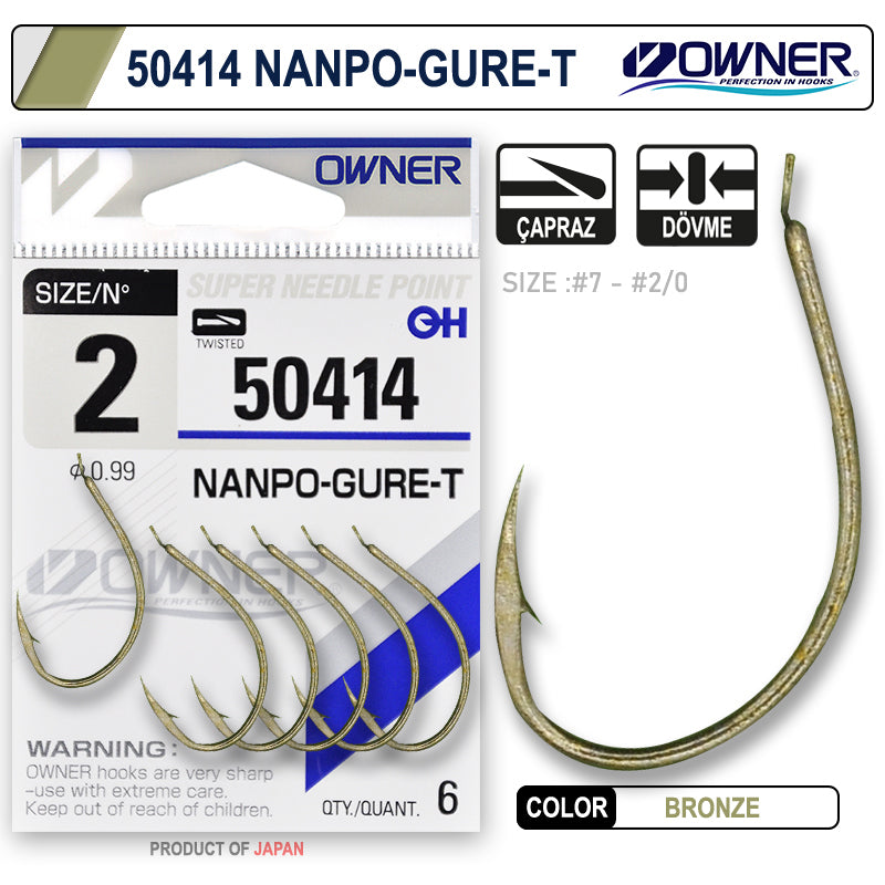 Owner 50414 Nanpo Gure-T Gold İğne