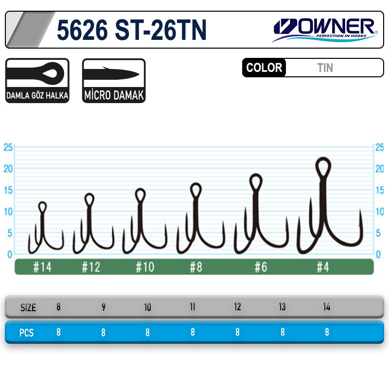 Owner 5626 St-26TN Çarpma İğne